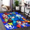 1pc Mega Man Anime Cartoon Design Office Chair Mat Non-Slip Carpet for Home Decor, Living Room, Bedroom, Game Room - Perfect Gift for Fans!Y095