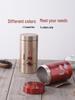 Stainless Steel Moisture-Proof Tea Canister - Small Size, Sealed Empty Container for Home Use
