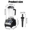 2L 2200W Duty Commercial Grade Blender Mixer Juicer  Food Processor Ice Smoothie Bar Fruit Blender Vegetable Fruit Easy Wash