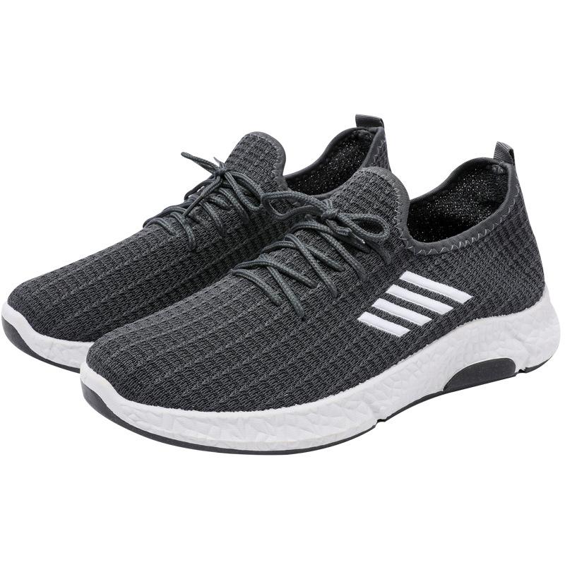 

Men s Shoes, Spring and Autumn Casual Round-toe Sports Shoes, Cloth Shoes, Walking Shoes 44 серый