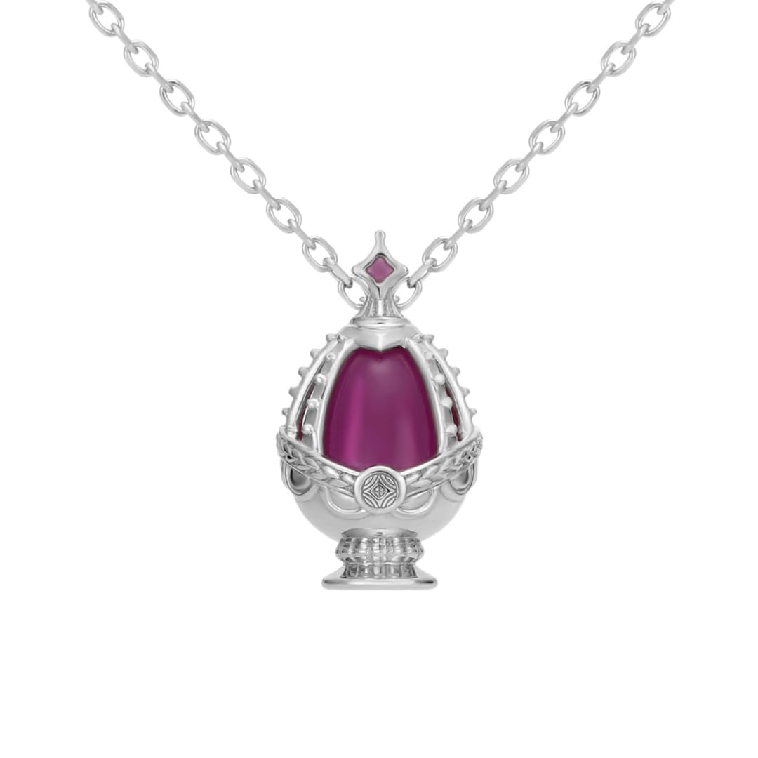 

[U-TREASURE] Puella Magi Madoka Magica the Movie Rebellion Homura Akemi Soul Gem Necklace, Silver, Women s, NMM-101-SV фіолетовий