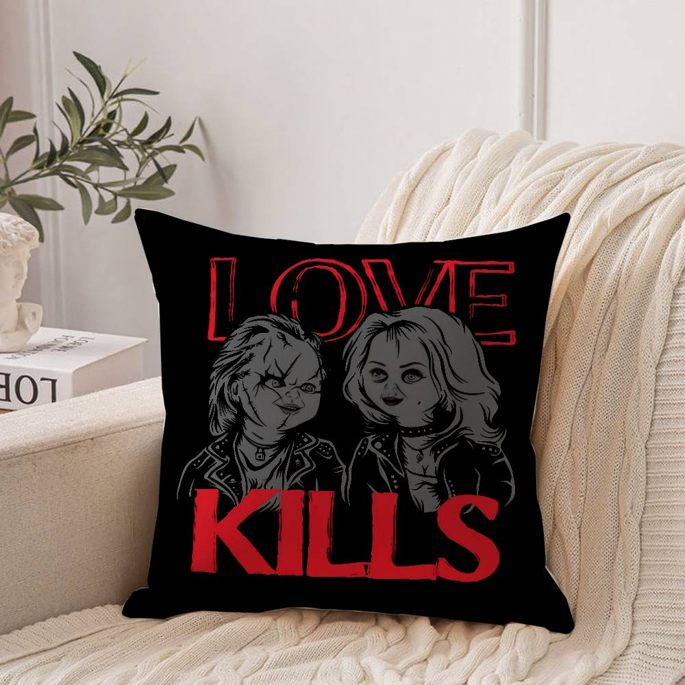 ГОРЯЧИЙ Чехол на подушку Невеста Чаки Декор для дома Плед для дивана Кровати Автомобиля Украшение комнаты Идея для подарка 12x12Inch