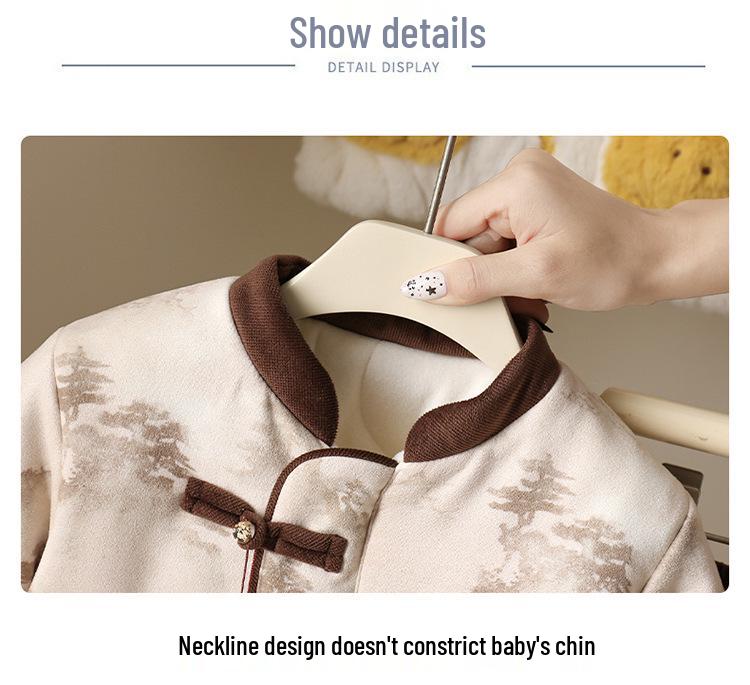 Winter Infant & Toddler Chinese Style Fleece Two-Piece Set