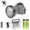LED Multifunctional Zoom Head Light Type-c Rechargeable Digital Display Lantern Outdoor Waterproof Exploration Flashlight