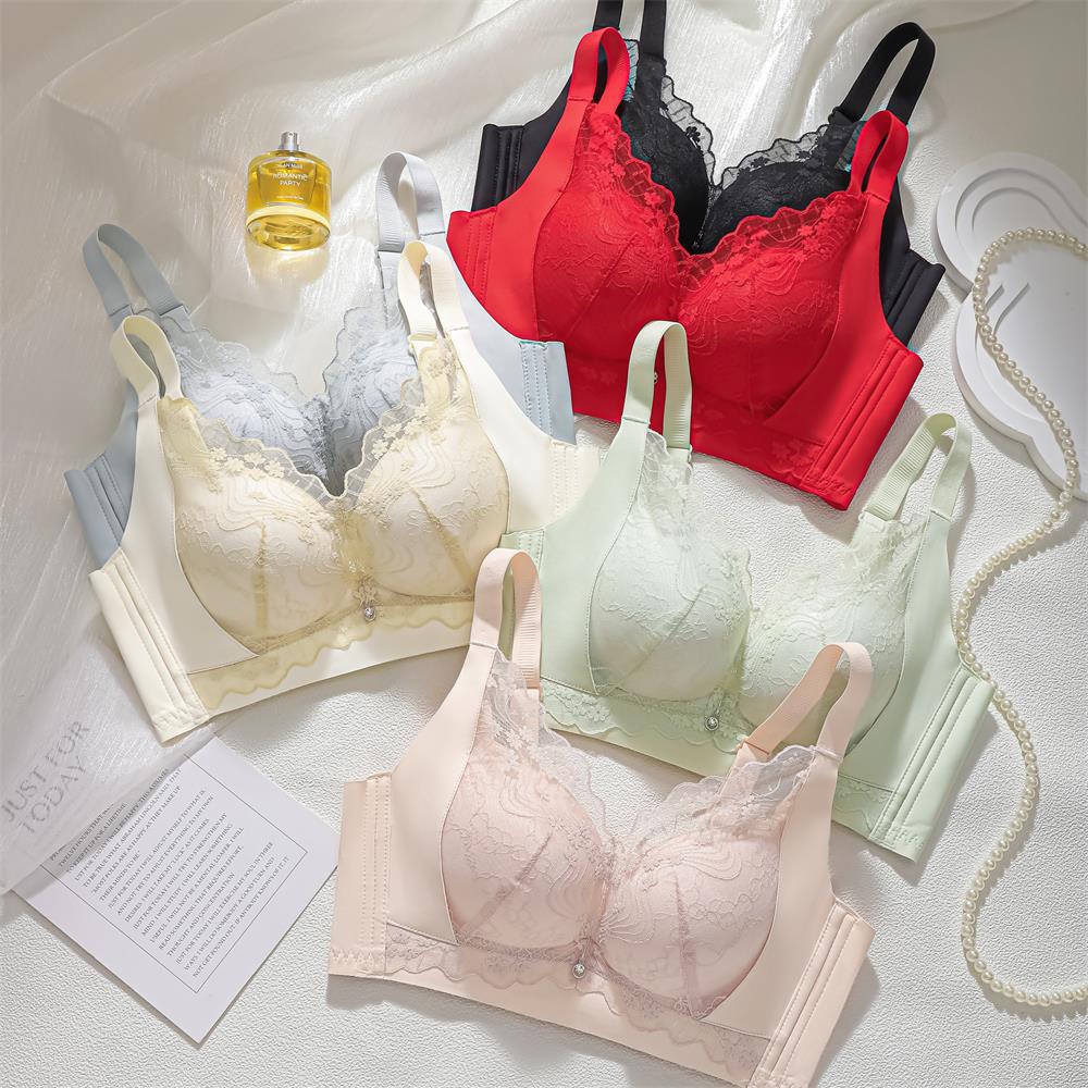 Small Breasts Gathered and Thickened, Adjusted Type, Double Breasts, Extra Thick Bra, Flat Chest, Large and Comfortable Without Steel Ring.