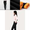 Elegante Damen Winter Warme Dicke Hose Mit Stretch-Leggings-Design Für Eine Figurbetonte Passform
