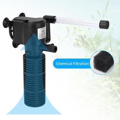 3 In 1 Silent Aeration Water Purifier Internal Pump Submersible Aquarium Filter Oxygen Submersible Water Purifier For Fish Tank