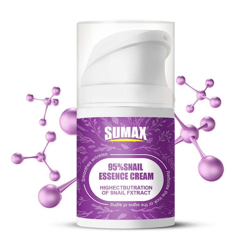 50ml Duckbill Press Bottle Snail Essence Face Cream Mooth Delicate Radiant and Translucent Rapid Absorption of Skin Retinol Anti Aging Serum