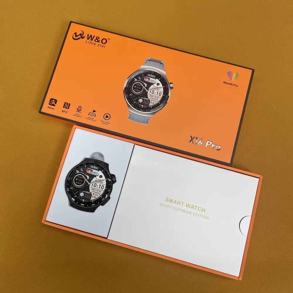 w&o X16 Pro Smart Watch Men 1.53 Inch HD Screen Wearfit Pro APP NFC TIKTOK Remote Control Bluetooth Calls NFC for Android IOS