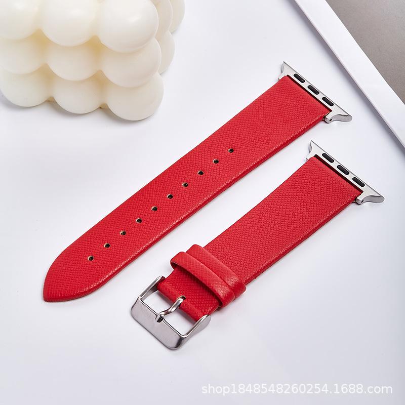 

Apple Strap Applewatch42/44/49Mmpu Material High-End Strap 22Mm Hot Product 22mm without connector красный