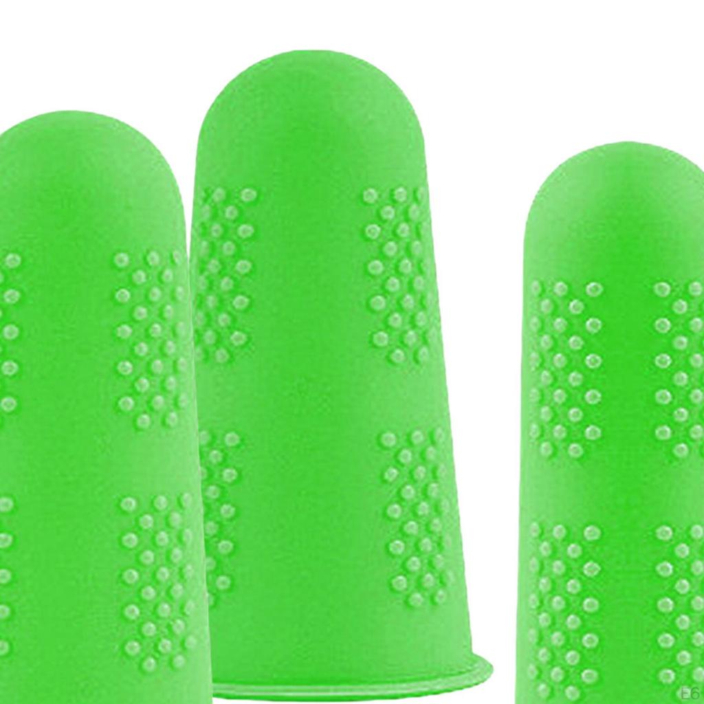 3 Pieces Finger Thumb Cots Protector Sleeve for Worker Sculpturing Silicone