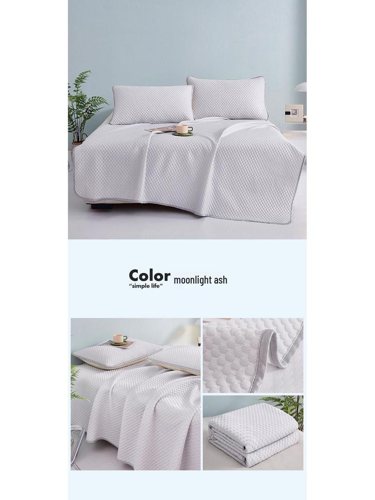 3D Bean Ice Silk Cool Massage Mat - Summer Bed Sheet & Skirt Style for Relaxation and Comfort