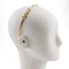 CHANEL COCO headband Other accessories 01A Plated Gold/Fake pearl Women Used
