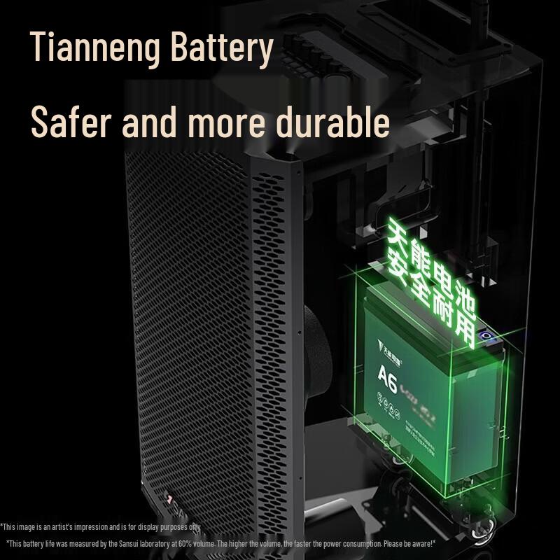 SANSUI L10 10-inch Portable Outdoor K-Song Speaker CN Plug (adapter Included)