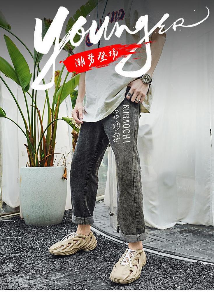 2026 Men's Summer Closed-Toe Lace-Up Beach Sandals