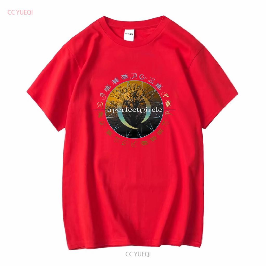A PERFECT CIRCLE Unisexs Depths Soft Fit T SHIRT All Size vintage Washed Breathable homme streetwear Casual Top For Everyday Wear