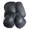 SHENKEL SWAT Type Hatch Type Protective Elbow and Knee Pad Set, Black (pad-001bk)