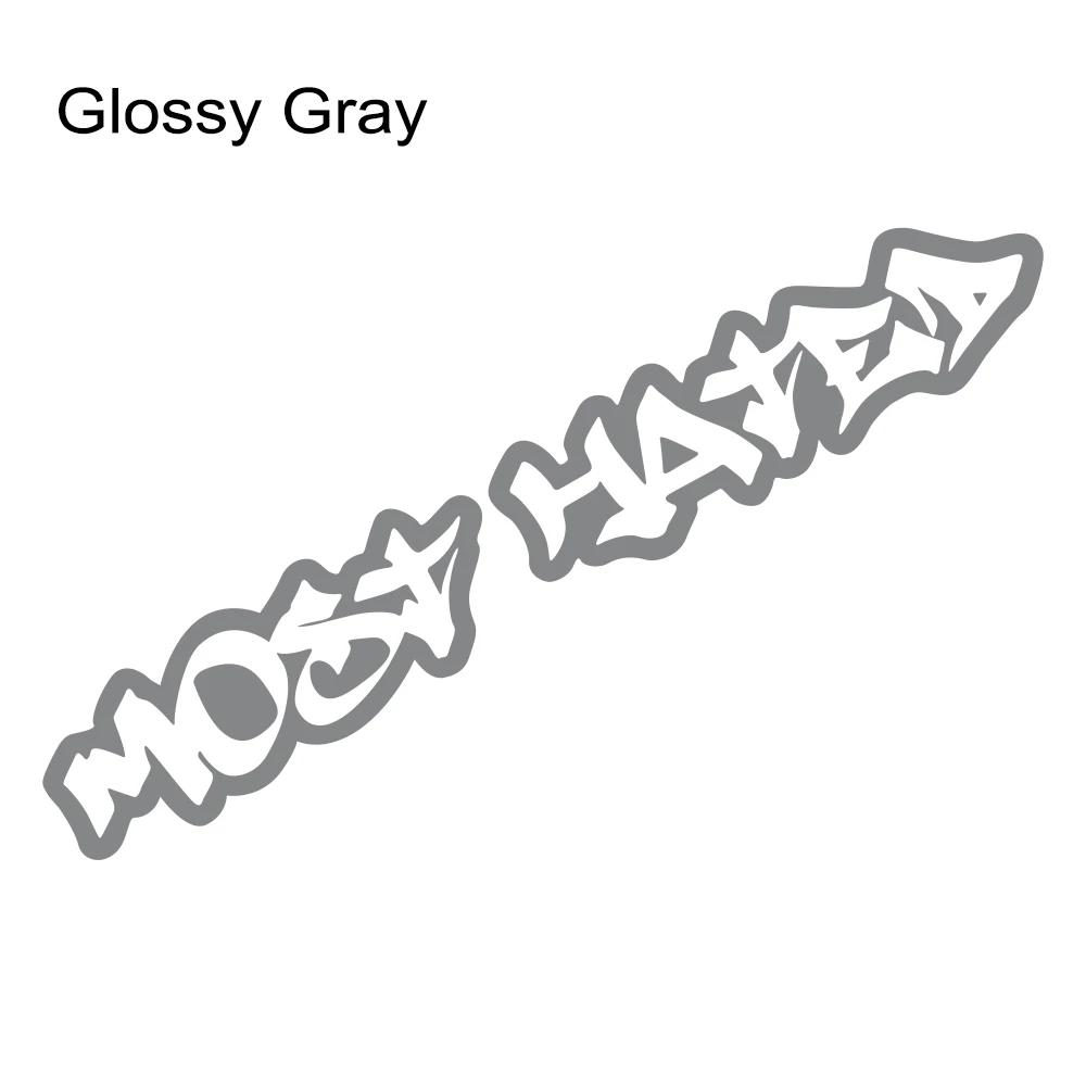 MOST HATED Slogan Car Windshield Sticker JDM Style Auto Body Rear Window Vinyl Decal Car Window Decoration Sticker Accessories