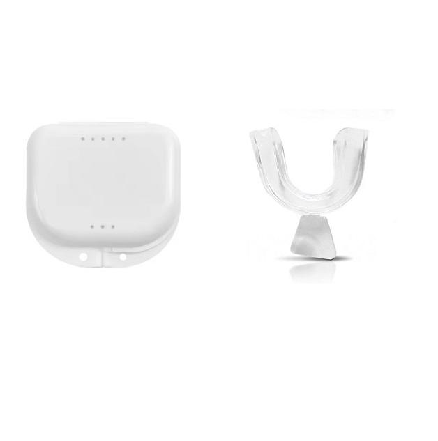 Silicone Mouth Guard Teeth Protector Night Guard Mouth Tray for Bruxism Grinding Non-snoring Teeth Whitening Protection