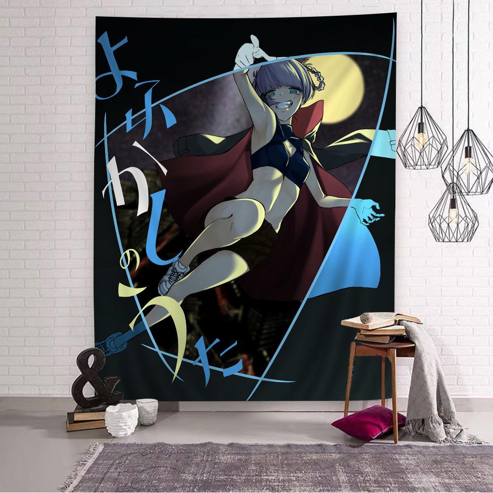 

Anime Call of the Night Chart Tapestry for Living Room Home Dorm Decor Art Home Decor 74x94cm(29x37in)