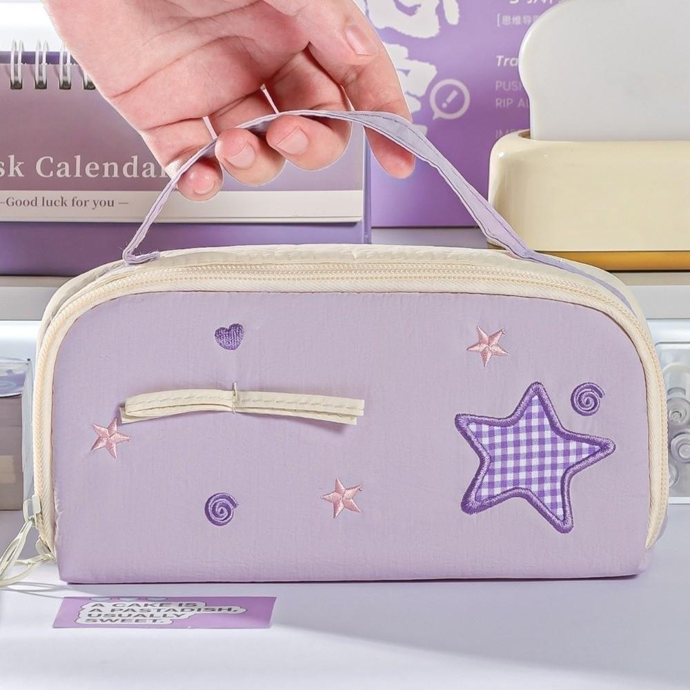 Desktop Storage Korean Style Pen Bag Pencil Pouch Cloth Stationery Bag  Stationery Holder