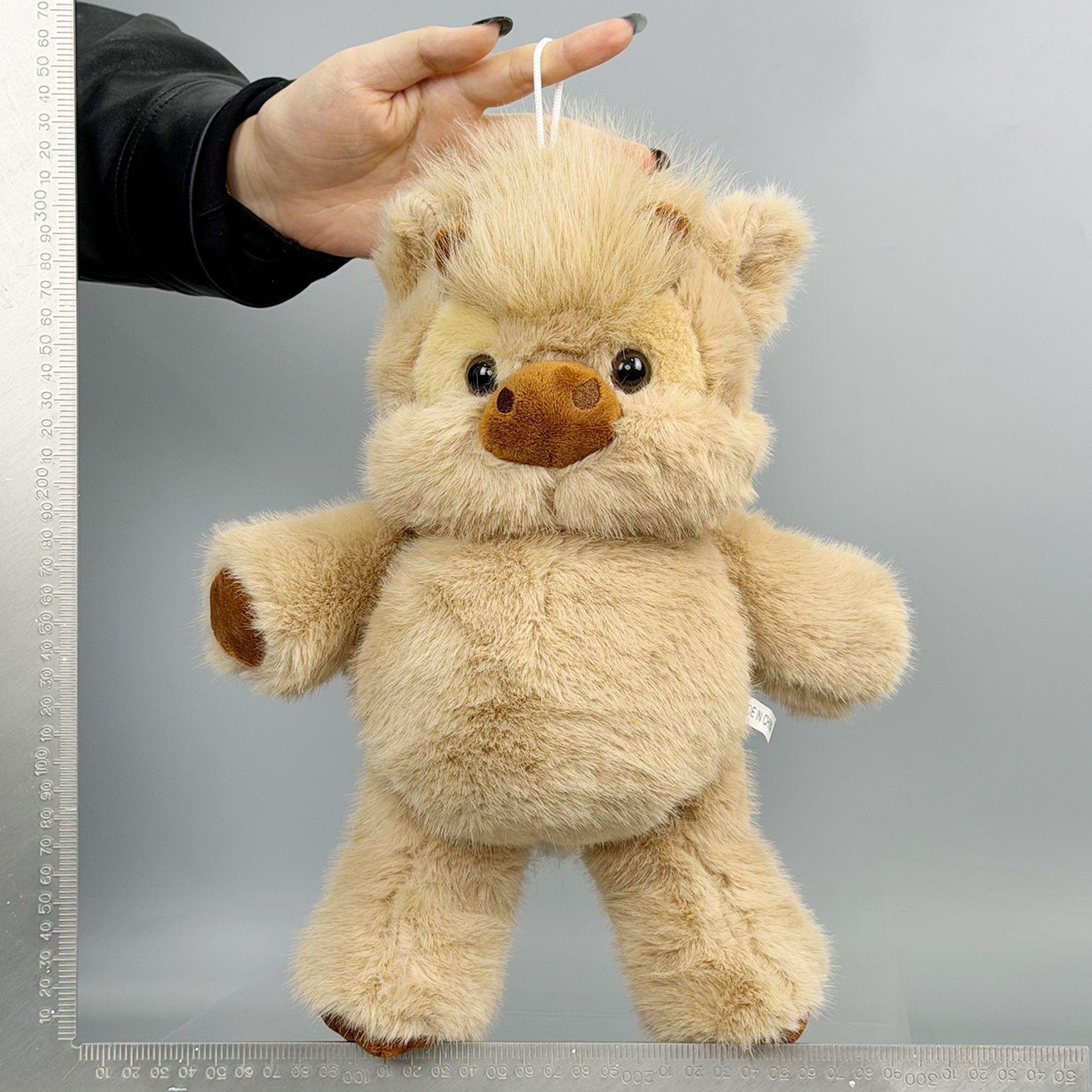 Stofftiere Hochlandrinder Plüschtiere Zum Kuscheln Laufende Kuh Bestes Geschenk Für Geburtstagsgeschenke 35CM
