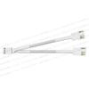 Desktop PC PWM Fan Adapter: 4-Pin To Dual Fan Extension Cable with Temperature Control