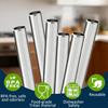 6 Pack Metal Straw for Owala FreeSip Sway 30oz Water Bottle -Stainless Steel Straws for Owala Water Bottle (Stainless Steel)