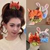 Fox Nick & Judy Cartoon Animal Plush Hair Tie Headband - Women’s Accessories