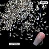 20Pcs Mini Nail  Sharp Bottom 3D Flash Horse Eye Nail Art  Gems Dazzling Manicure Nail Art Decoration