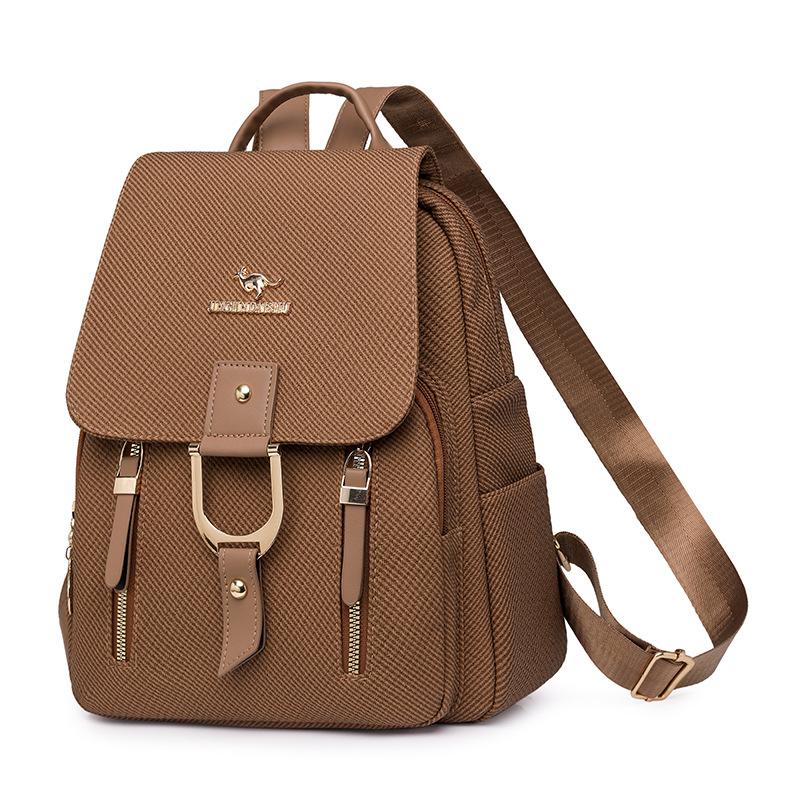 Ladies' Casual Backpack, Lightweight for Shopping Storage, Retro Crossbody Backpack and Travel Bag