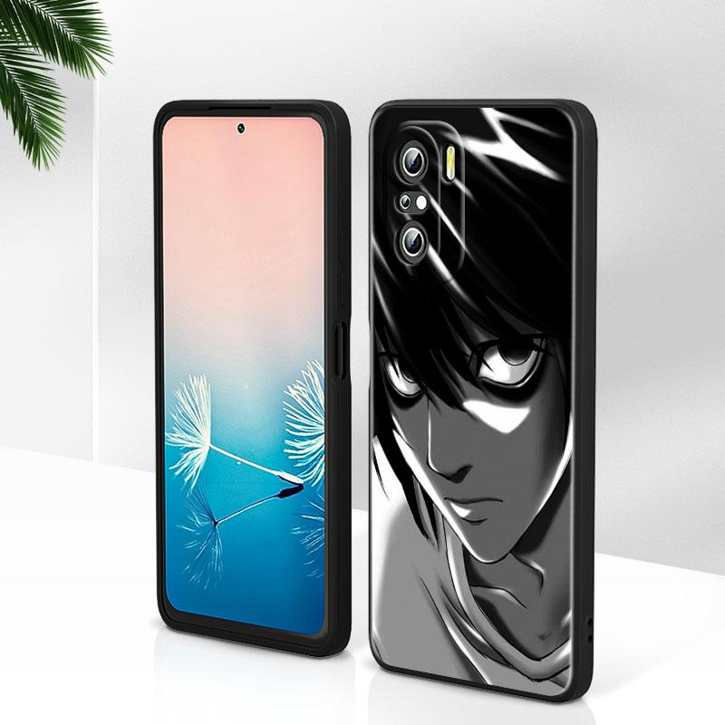 Anime Manga Death Note Ryuk For Xiaomi Redmi Note 12 Turbo 11E 11S 11 11T 10 10S 9 9T 9S Pro Plus 5G Black Phone Case