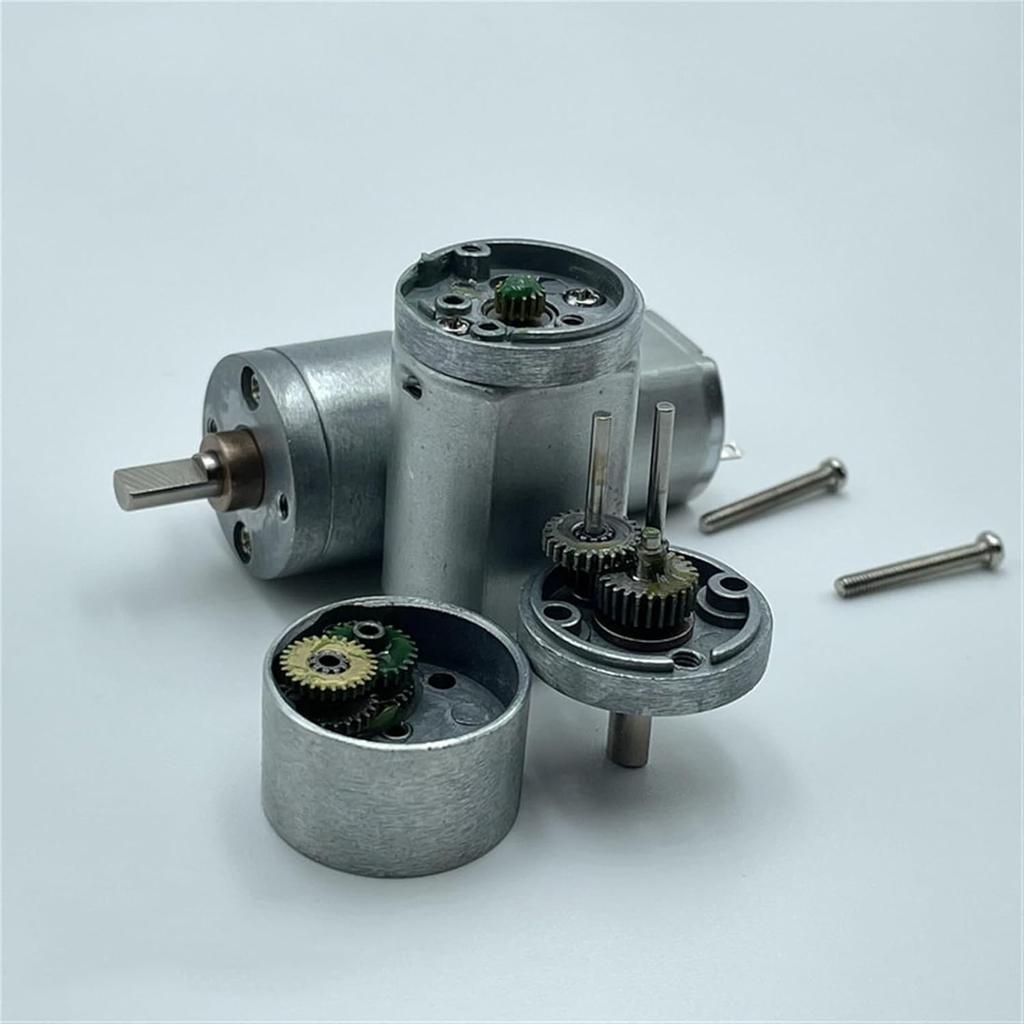 ZGA20-130 Mini 20mm Gear Motor Micro Full Metal Gearbox Reducer Motor DC5V 6V 9V 12V 30RPM Slow Speed Large Torque 1Pcs