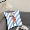 CCurious GGeorge Cartoon Cushion Cover Pillowcase Ultra Soft Skin Friendly Fabric Cloud Like Comfort  Concealed Zipper