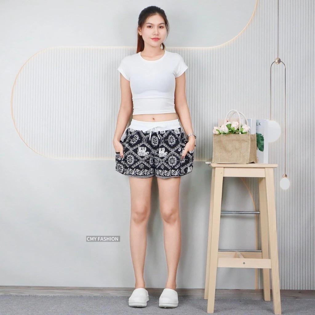 Damen Sexy Muay Thai Elefantenhose Boxshorts Training Kickboxen Print Schnelltrocknend Kampfsport Boxer Kind Kämpfen Fitness Sport Gym Workout