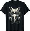 Witchcore Lepidoptera Butterfly Moth Insect Astronomy Lover T-Shirt Halloween Vintage T Shirt for Women Daily Four Seasons Y2K