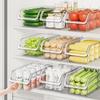 Transparente Eieraufbewahrungs-Schublade - Kühlschrank-Organizer in Lebensmittelqualität