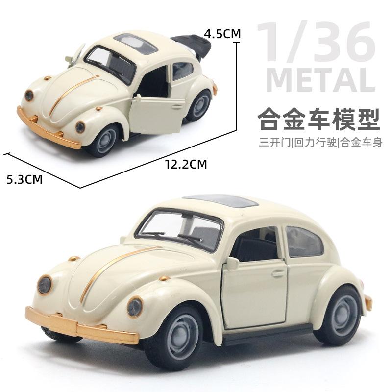 (Bagged) 1:36 Simulation Alloy Car Model Sports Car Model Open Door Pullback Boy Children's Toy Car Ornament Cross-border