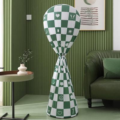 Bodenventilator-Staubschutzhülle, waschbar und wiederverwendbar, langer/kurzer Stil, Staubschutzhülle für elektrische Ventilatoren, feuchtigkeitsbeständig, staubdicht, weicher PEVA-Staubdruck