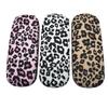 Leopard Print Metal Glasses Case With Flip Cover For Travel And Daily Use