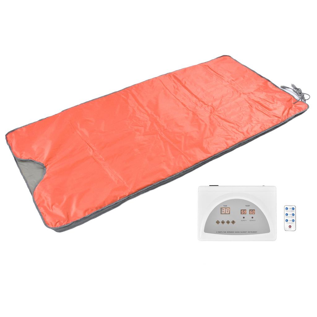 Sauna Blanket Far Infrared Sauna Heating Blanket Home Intelligent Two Stage Heat 650W for Salon