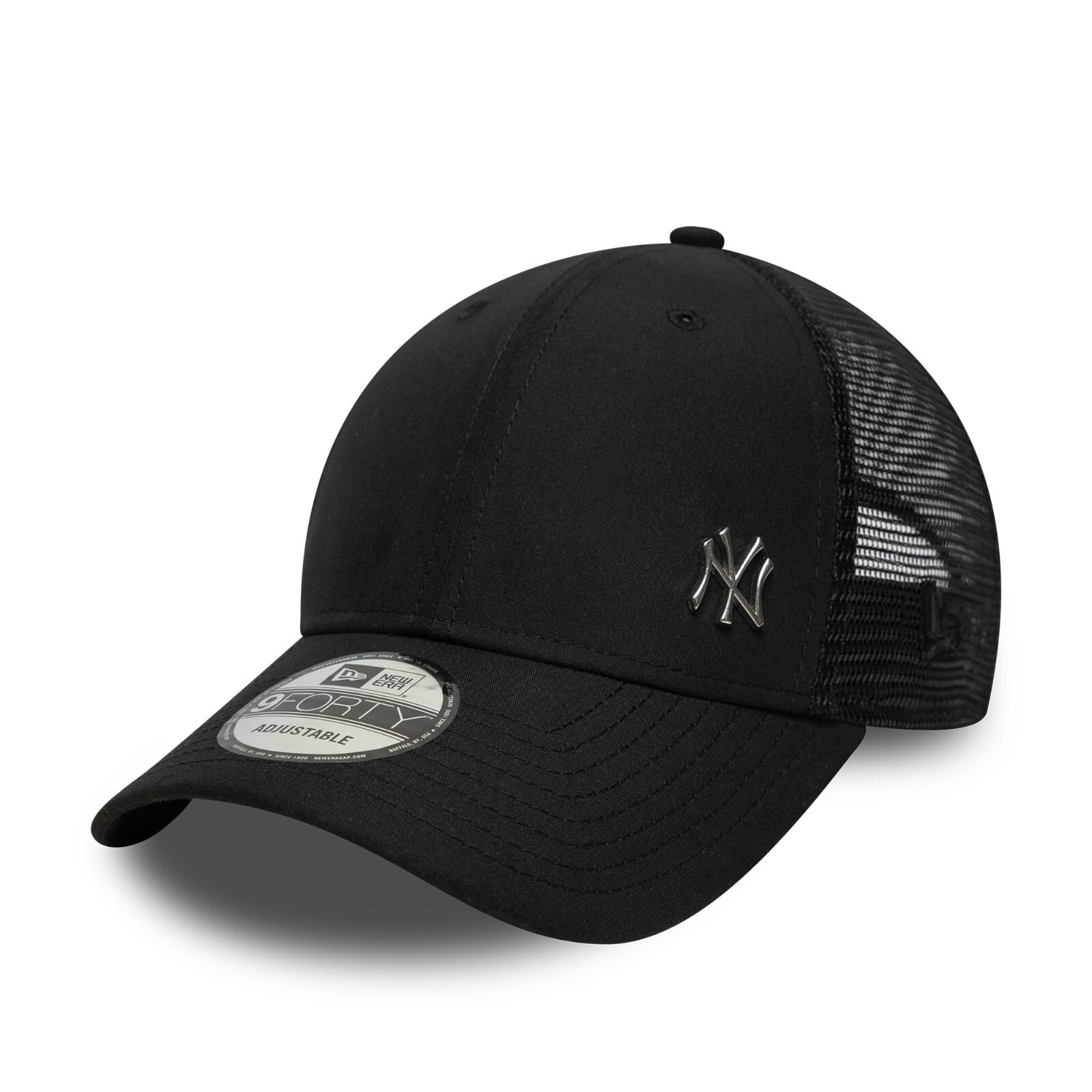 

Кепка New Era 940 Strapback с металлическим логотипом New York Yankees One черного цвета, (Япония, Алфавит, Размер, Сетка)