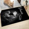 Yours Truly Elegance Black White Carpet Rug Soft Washable Antislip Home Living Room Sofa Mats Personalized Christmas Rug