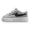 Nike Force 1 Low EasyOn LV8 1 TD Ανοιχτό Σιδηρομετάλλευμα Μαύρο Παιδικά Αθλητικά Παπούτσια Γκρι Λευκό FZ1011-001