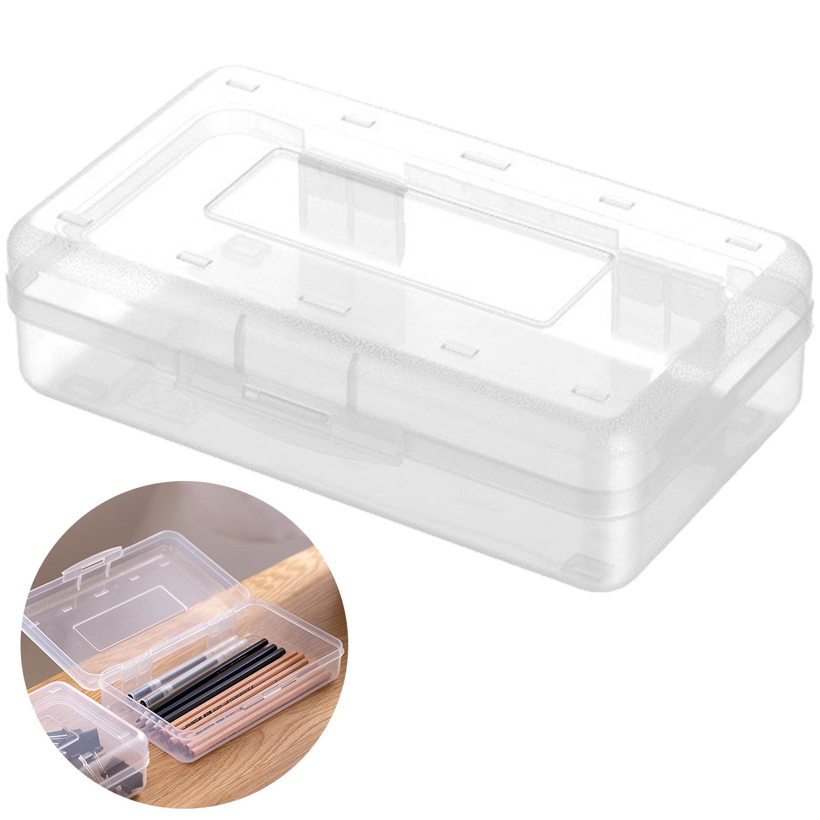

Clear Large Pencil Case Multi-Color Student Organization Cases for Teen Girl Student School Supplies чистый