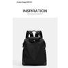 Stylish Women's Lightweight Nylon Commuter Backpack: Travel, School, Business, Large Capacity, Colorblock, Waterproof