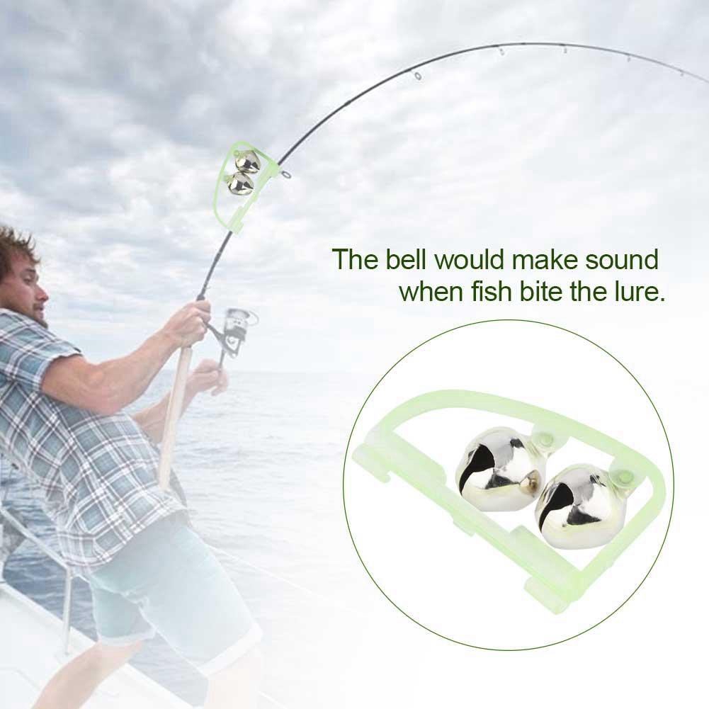 20pcs Noctilucent Alarm Bell Sea Saltwater Fishing Tackle Accessory