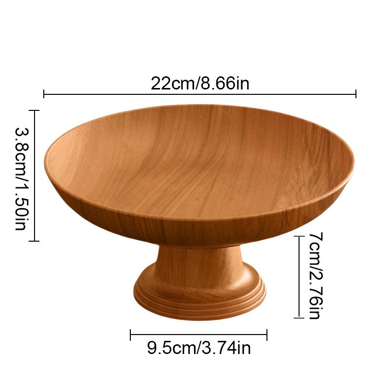 

1 set of durable restaurant lightweight load-bearing high foot fruit platter