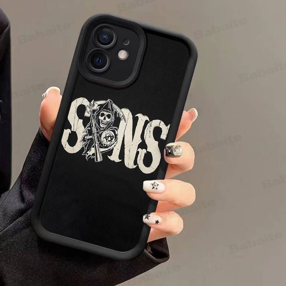 

Crime Sons Of Anarchy TV Phone Case For IPhone 17 16 15 14 13 12 11 Pro Max Plus Silicone Shockproof Case iPhone 11 pro