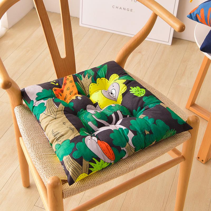 Thickened Printed Chair Seat Pad for Office, Student, or Dining Chairs